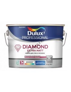 DULUX PROFESSIONAL DIAMOND EXTRA MATT краска для внутренних работ, глуб/мат, Баз BW (5л)