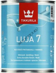 TIKKURILA LUJA 7 краска антигрибковая для влажных помещений, матовая, база A (2,7л)