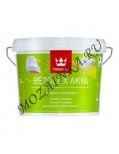 TIKKURILA BETOLUX AKVA краска для пола водоразбавляемая, полуглянцевая, база A (2,7л)