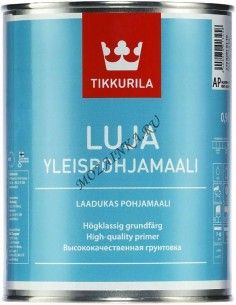 TIKKURILA LUJA грунтовка акрилатная, универсальная с противоплесневой добавкой, белый (9л)