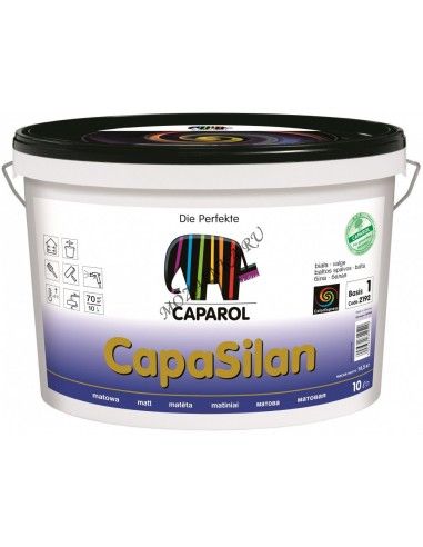 CAPAROL CAPASILAN BAS 1 краска на основе силиконовой смолы VIP, белая (10л)