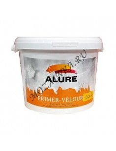 Alure Праймер Велюр Серебро, 2.5 л. на 20 м²