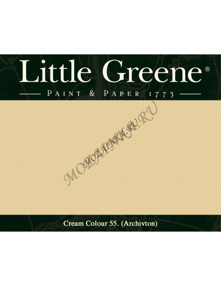 Краска Little Greene Aged Ivory 131 Absolute Matt Emulsion 1л