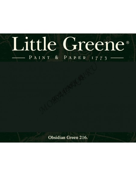 Краска Little Greene Jewel Beetle 303 Absolute Matt Emulsion 2,5л