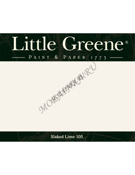 Краска Little Greene Pearl Colour 100 Absolute Matt Emulsion 1л