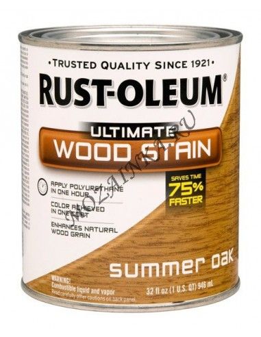 Rust Oleum Wood Care Быстросохнущее тонирующее масло Летний дуб 0.946 л