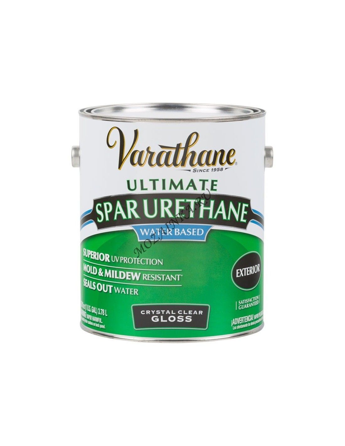 Лак Varathane Spar Urethane Water based полуматовый (3.78 л) акрил-уретановый