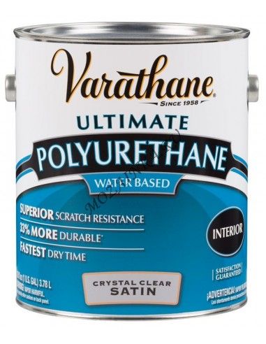 Varathane Лак полиуретановый водный для внутренних работ Полуматовый 3.78 л