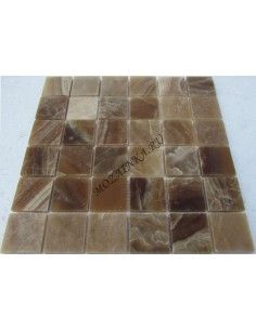 Caramel Onyx 48-8P мозаика из оникса "Философия Мозаики" 2