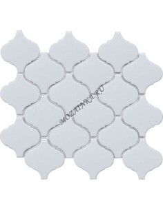 Porcelain Arabesko Mate White 74 мозаика керамическая "Философия Мозаики"