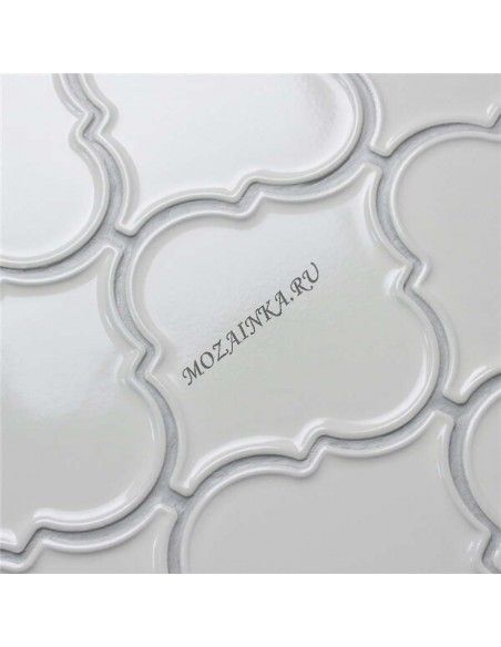Porcelain Arabesko Plate Beige 160 плитка-мозаика керамическая "Философия Мозаики"
