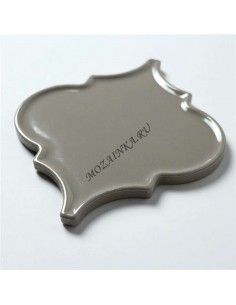 Porcelain Arabesko Plate Grey 160 плитка-мозаика керамическая "Философия Мозаики"