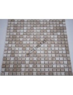 Crema Marfil 15-6P каменная мозаика "Философия Мозаики" 2