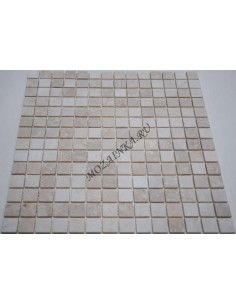 Crema Marfil 20-4T каменная мозаика "Философия Мозаики" 2