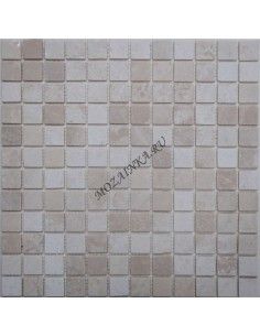 Crema Marfil 23-4T каменная мозаика "Философия Мозаики"
