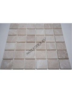 Crema Marfil 48-4T каменная мозаика "Философия Мозаики" 2
