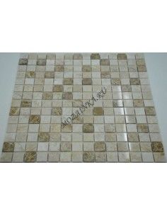 Mix Cream 20-4P каменная мозаика "Философия Мозаики" 2