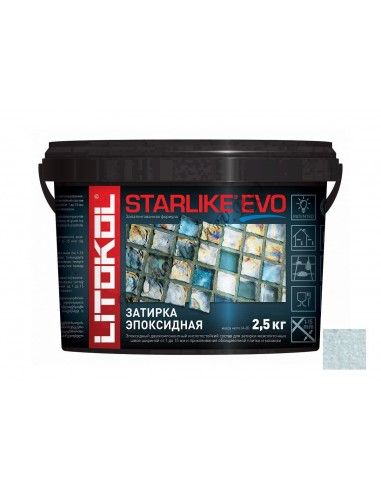 LITOKOL STARLIKE EVO инновационная эпоксидная затирка (СТАРЛАЙК ЭВО) S.300 AZZURRO PASTELLO