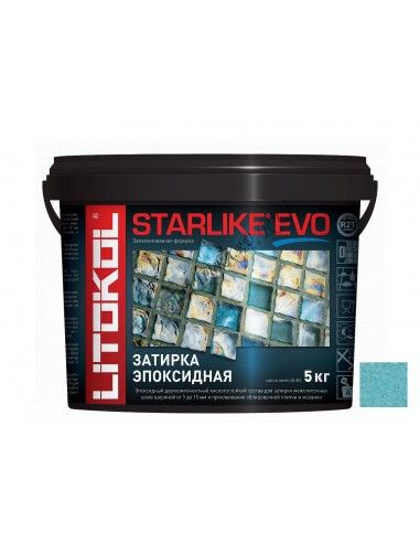 LITOKOL STARLIKE EVO инновационная эпоксидная затирка (СТАРЛАЙК ЭВО) S.320 AZZURRO CARAIBI