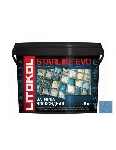 LITOKOL STARLIKE EVO инновационная эпоксидная затирка (СТАРЛАЙК ЭВО) S.330 BLU AVIO