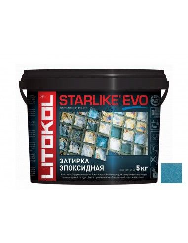 LITOKOL STARLIKE EVO инновационная эпоксидная затирка (СТАРЛАЙК ЭВО) S.340 BLU DENIM