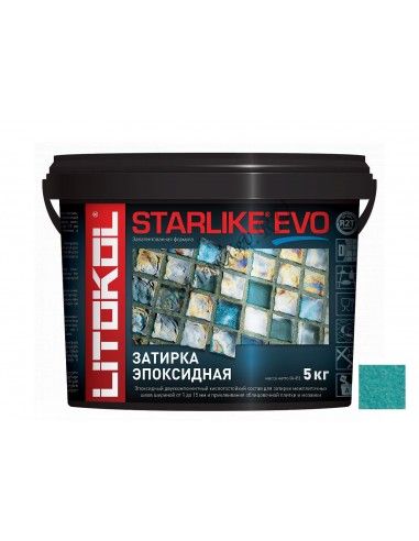 LITOKOL STARLIKE EVO инновационная эпоксидная затирка (СТАРЛАЙК ЭВО) S.410 VERDE SMERALDO