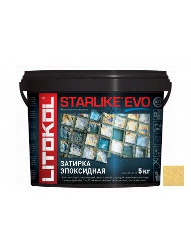 LITOKOL STARLIKE EVO инновационная эпоксидная затирка (СТАРЛАЙК ЭВО) S.600 GIALLO VANIGLIA