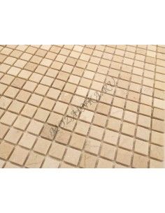 Карамель / Ледо Crema Marfil MAT 15x15x4 мм каменная мозаика 2