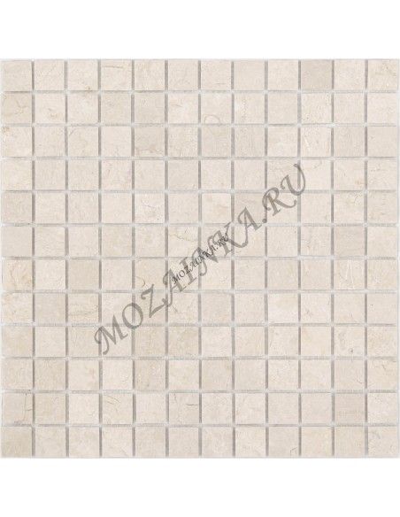 Карамель / Ледо Crema Marfil MAT 23x23x4 мм каменная мозаика