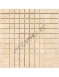 Карамель / Ледо Botticino POL 23x23x7 мм каменная мозаика