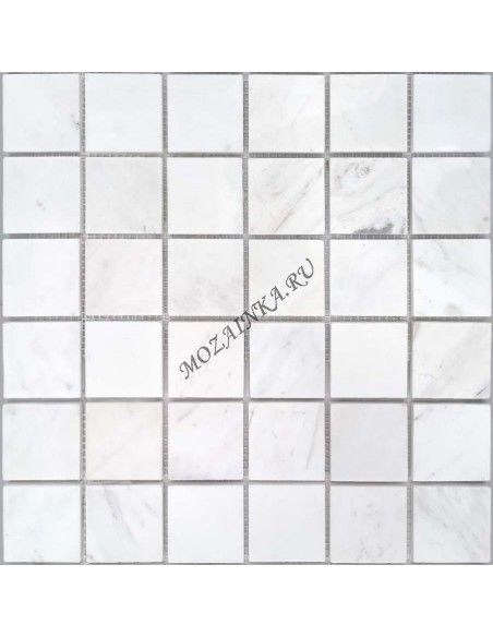 Карамель / Ледо Dolomiti bianco POL 48x48x7 мм каменная мозаика