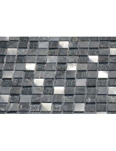 Карамель / Ледо Black Velvet 23x23x4 мм мозаика из камня, стекла и металла 2