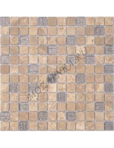 Карамель / Ледо Bronze Velour 23x23x4 мм мозаика из камня и стекла