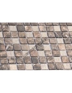 Карамель / Ледо Coffee Jute 23x23x4 мм мозаика из камня и стекла 2