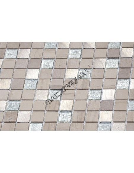 Карамель / Ледо Grey Velvet 23x23x4 мм мозаика из камня, стекла и металла