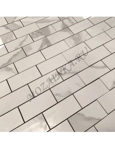 Ледо Ceramica Calacatta POL 48x98 мм мозаика из керамогранита 2