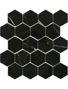 Ледо Ceramica Marrone Oriente POL гексагон 37x64 мм мозаика из керамогранита