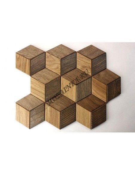 Hexo3S60-mix2 деревянная мозаика