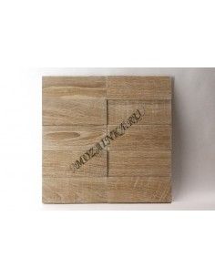 Quadro3D150S-2 деревянная шлифованная 3d мозаика
