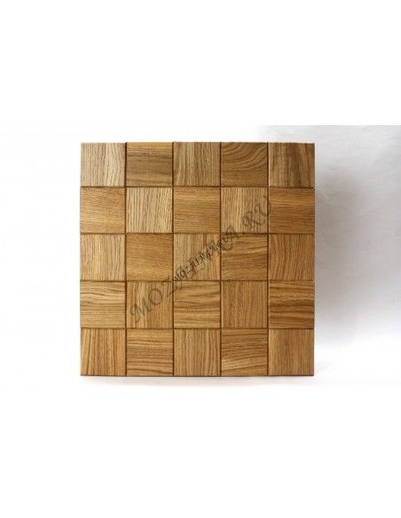 Quadro60S-1 деревянная шлифованная мозаика с фаской