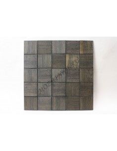 Quadro60S-9 деревянная шлифованная мозаика с фаской