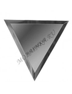 ДСТ Зеркальная графитовая плитка ПОЛУРОМБ с фацетом 10 мм РЗГ1-02(вн) 30x25.5