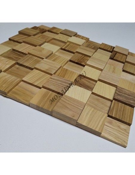 Пирамида Ясень деревянная 3Д мозаика, покрыта маслом Borma