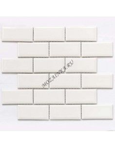 Bonaparte Mosaic Brick White мозаика керамическая