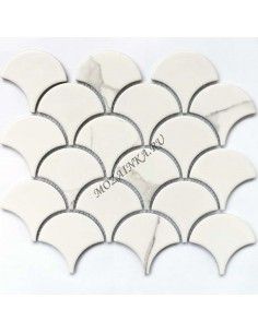 Bonaparte Mosaic Calacatta Scale мозаика керамическая