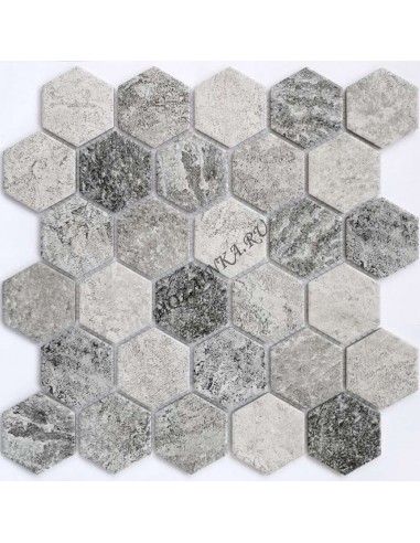 Bonaparte Mosaic Olmeto Grey мозаика керамическая