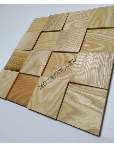 Шашки Ясень деревянная 3Д мозаика, покрыта маслом Borma
