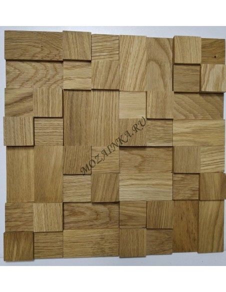 Кантри Дуб деревянная 3Д мозаика, покрыта маслом Borma