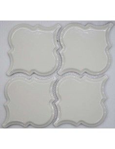 Porcelain Arabesko Bevel Beige 160 плитка-мозаика керамическая "Философия Мозаики"
