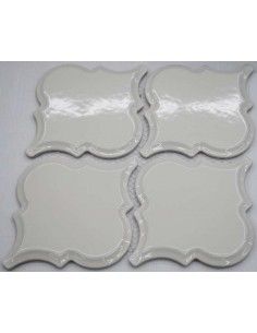 Porcelain Arabesko Bevel Beige 160 плитка-мозаика керамическая "Философия Мозаики" 2